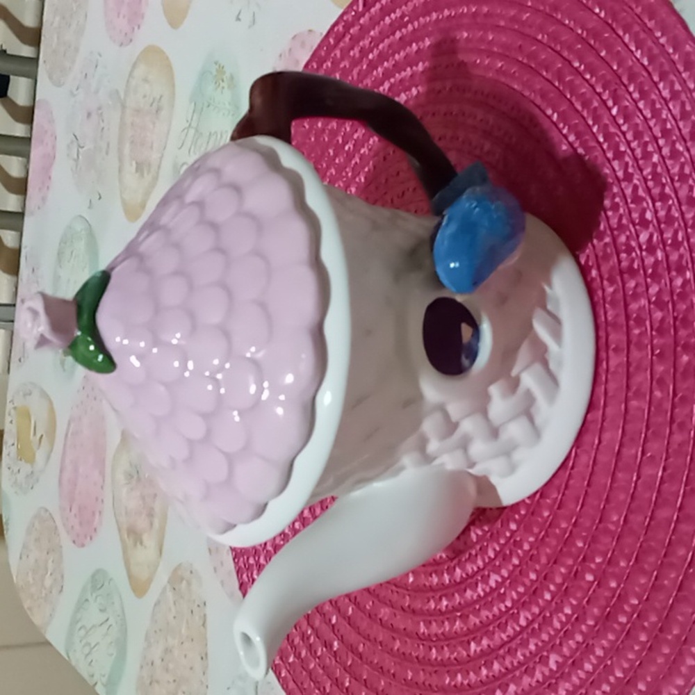 CERAMIC TELEFLORA BIRDHOUSE TEAPOT/PLANTER
